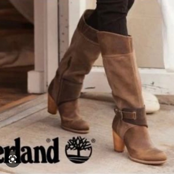 Timberland Shoes - Timberland Earthkeepers Nevali High Heeled Leather Boot Size 8